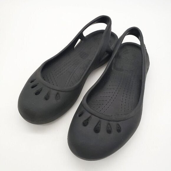 Womens Crocs Kadee Flats Black Womens Size 7 - Picture 1 of 6